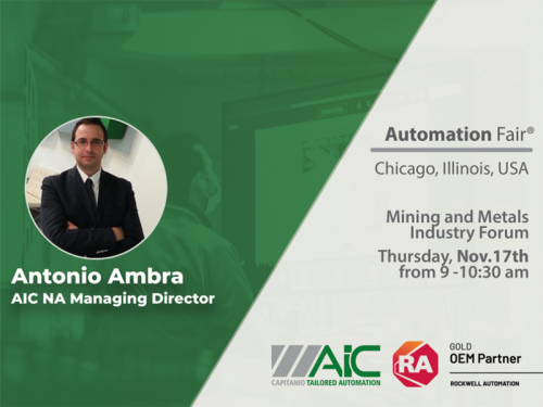 AIC at 31st Annual Automation Fair in Chicago AIC at 31st Annual Automation Fair in Chicago